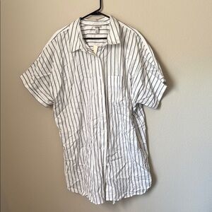 A New Day Striped shirt dress size XXL